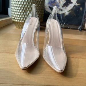 Pretty Little Thing Clear Heels